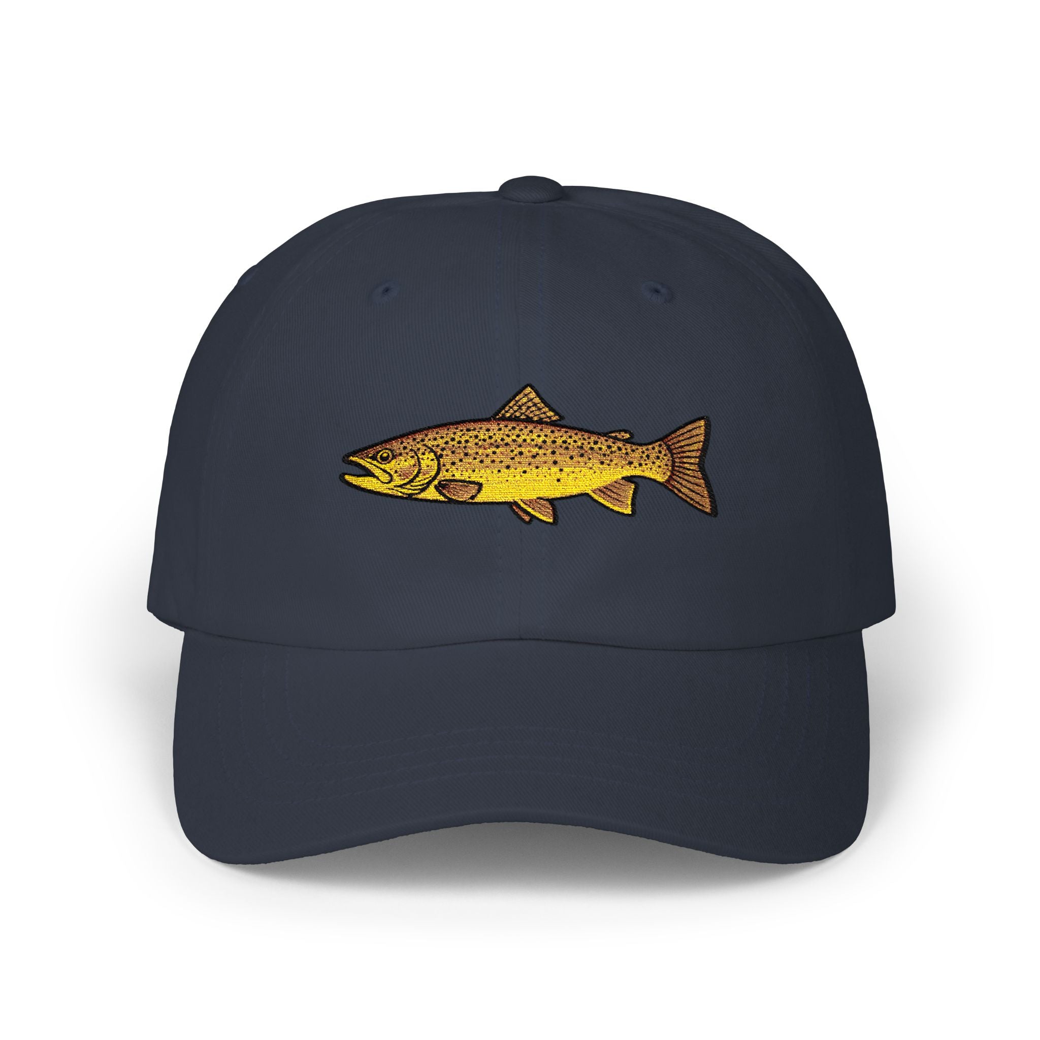 Embroidered TGT Fishing Hat - Brown Trout Edition