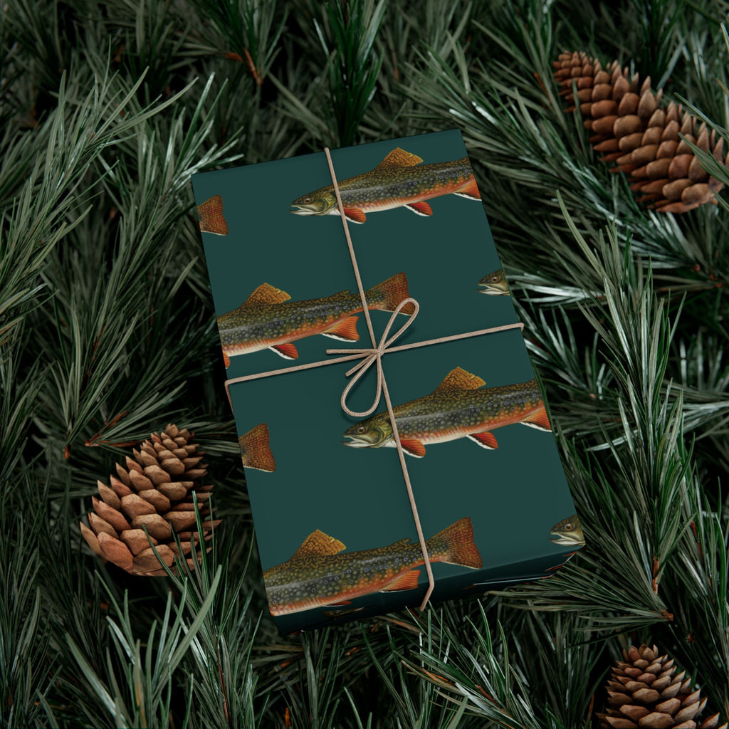 Brook Trout Gift Wrap Paper