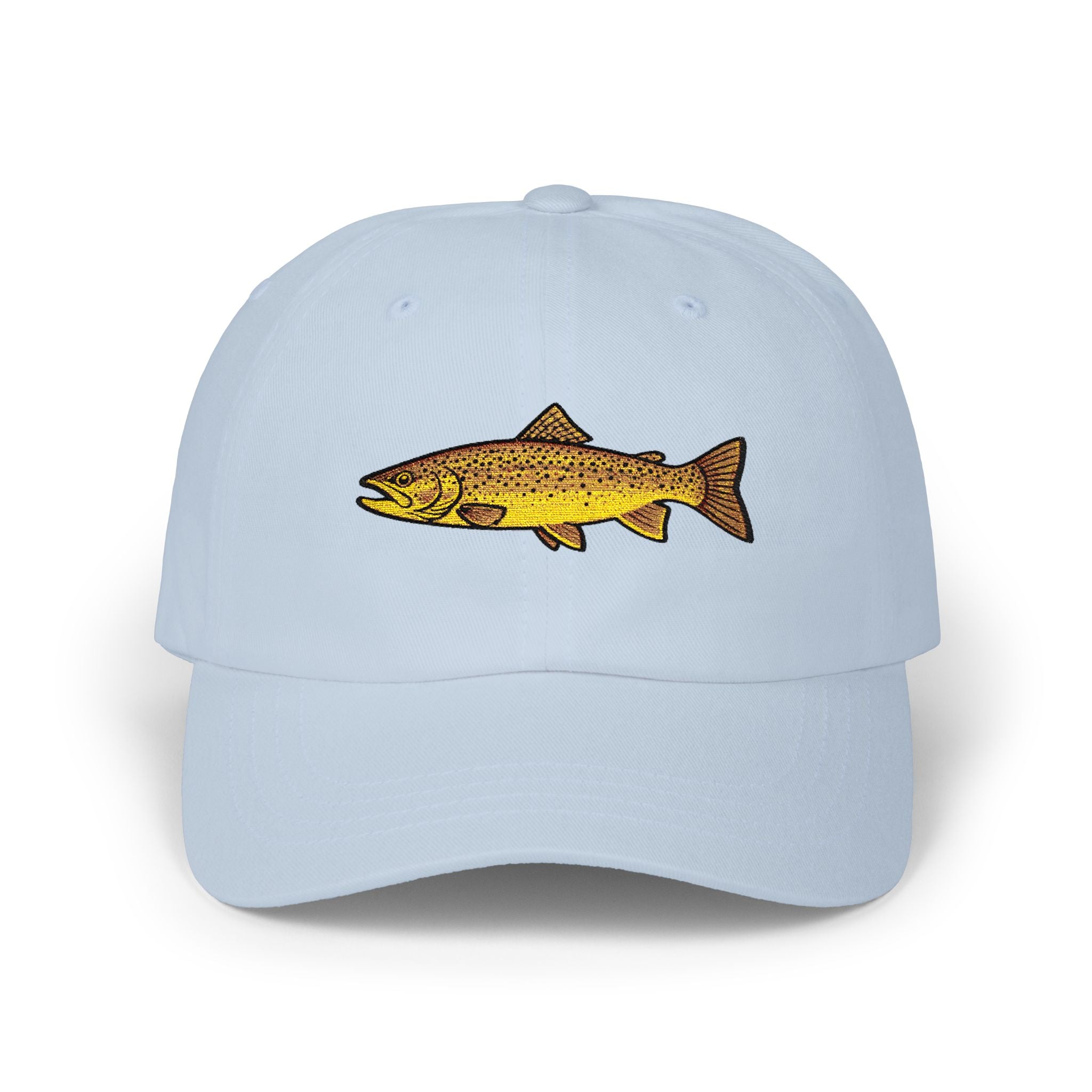 Embroidered TGT Fishing Hat - Brown Trout Edition