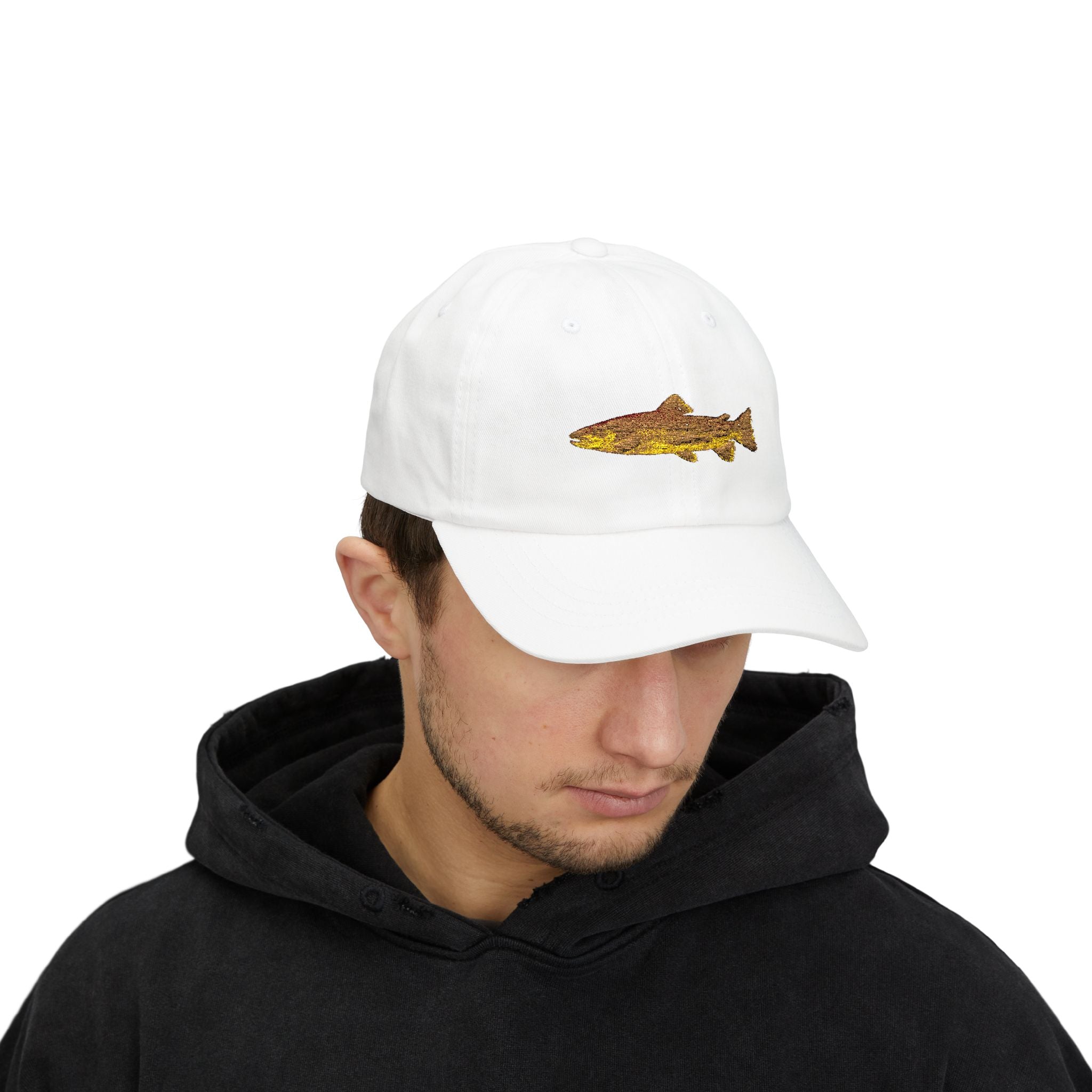 Embroidered TGT Fishing Hat - Brown Trout Edition