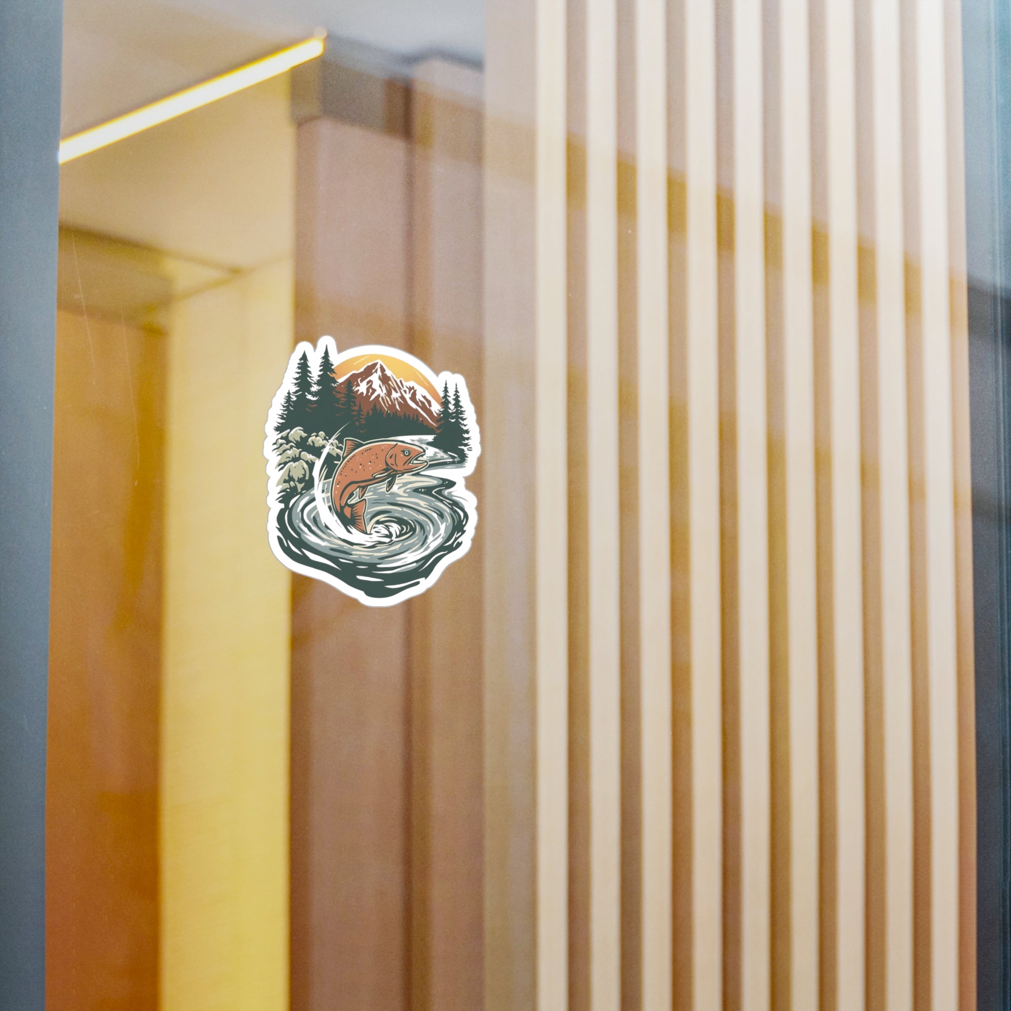 Mountain Rise Trout Vinyl Decal