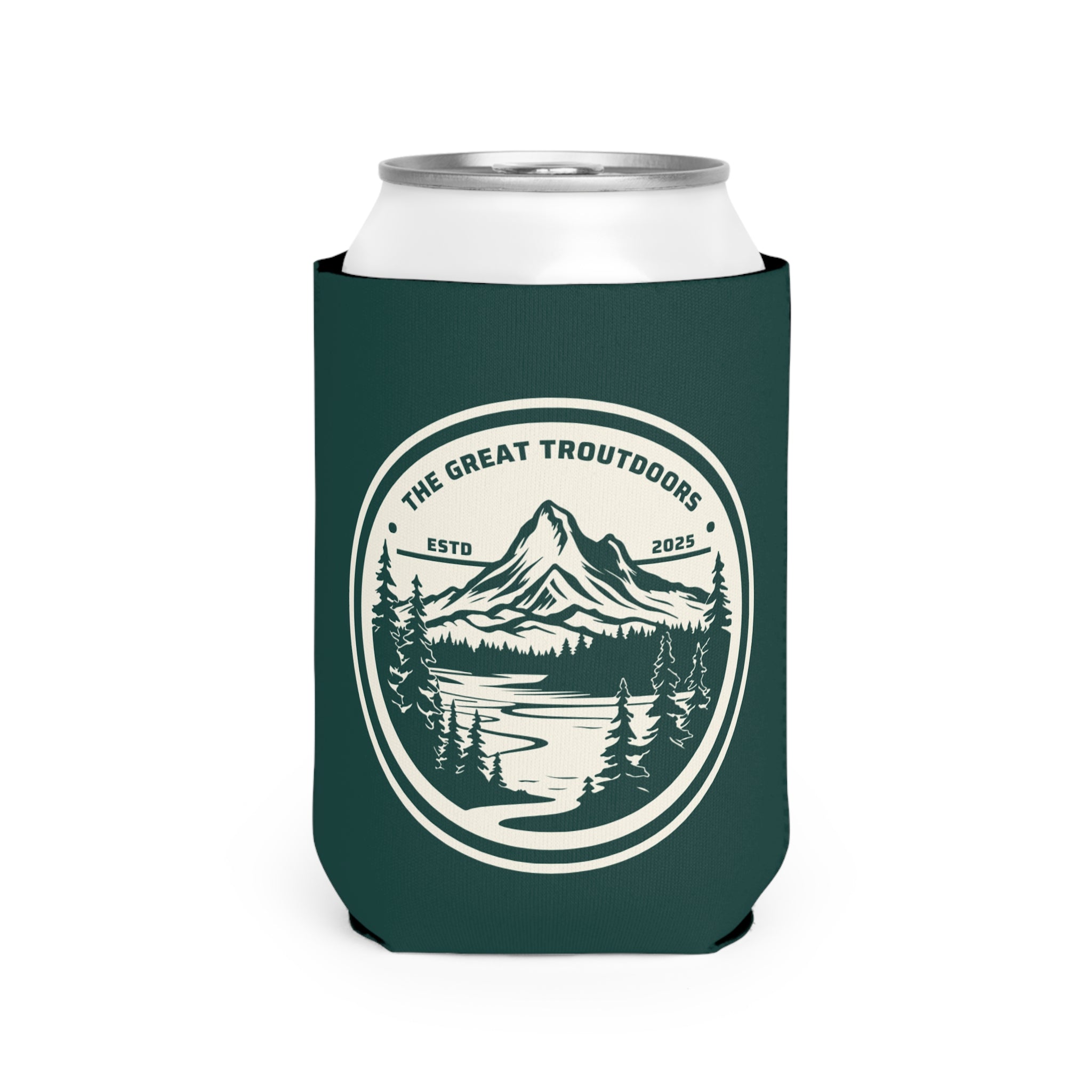 The Great Troutdoors Can Cooler Sleeve