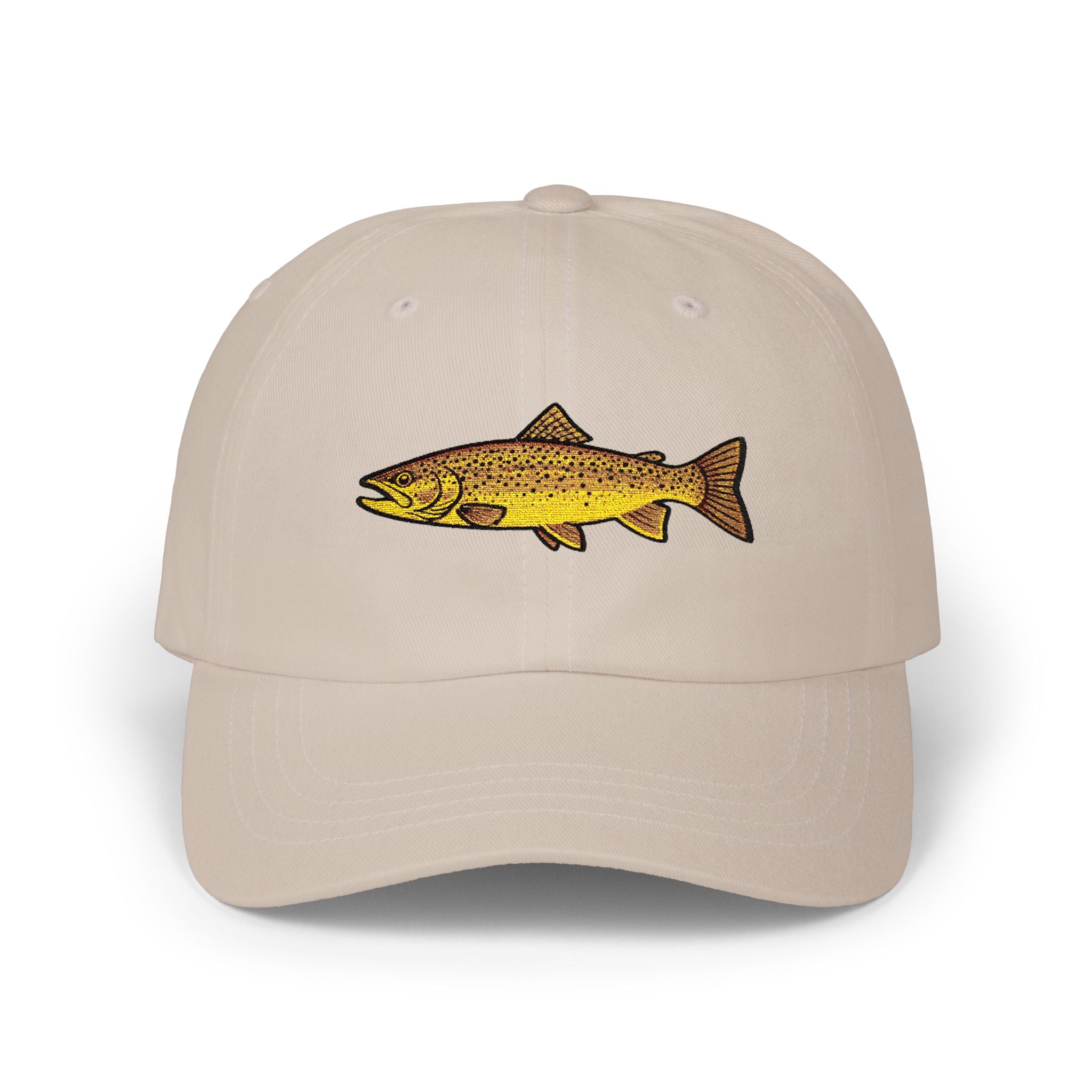 Embroidered TGT Fishing Hat - Brown Trout Edition