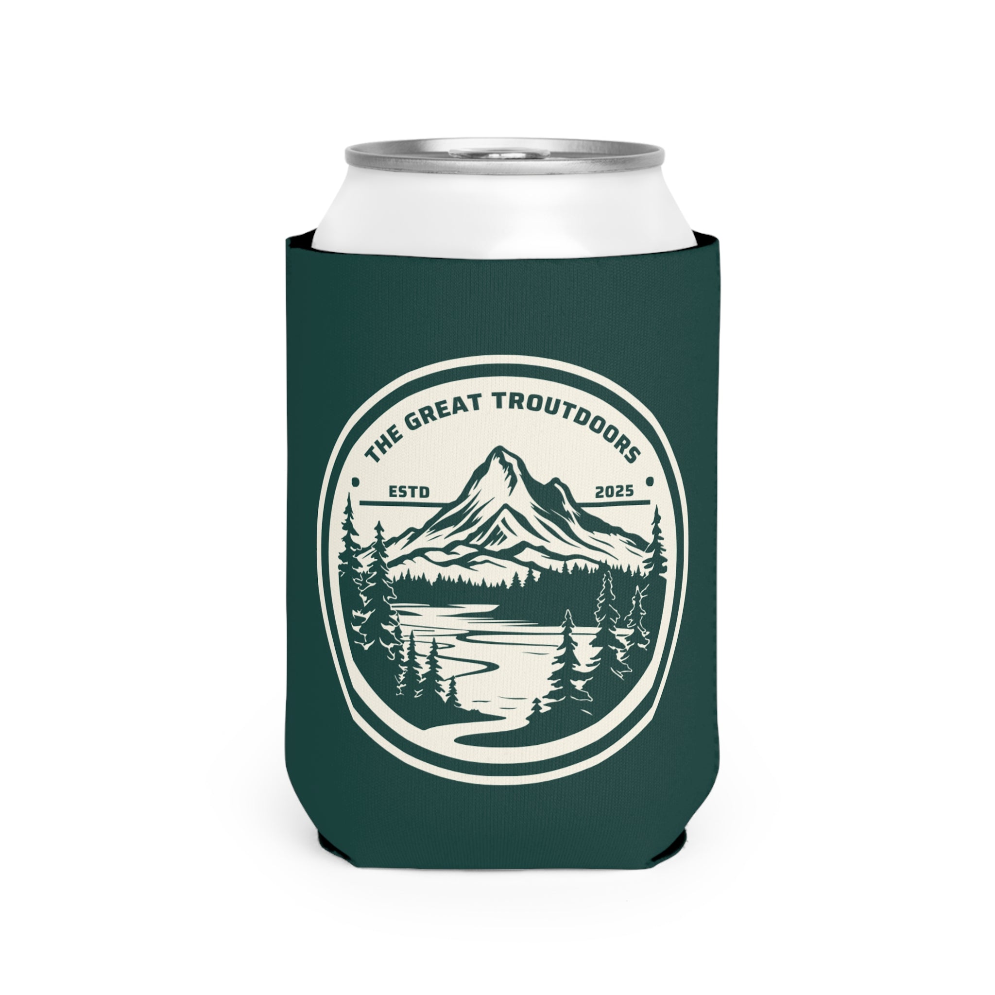 The Great Troutdoors Can Cooler Sleeve