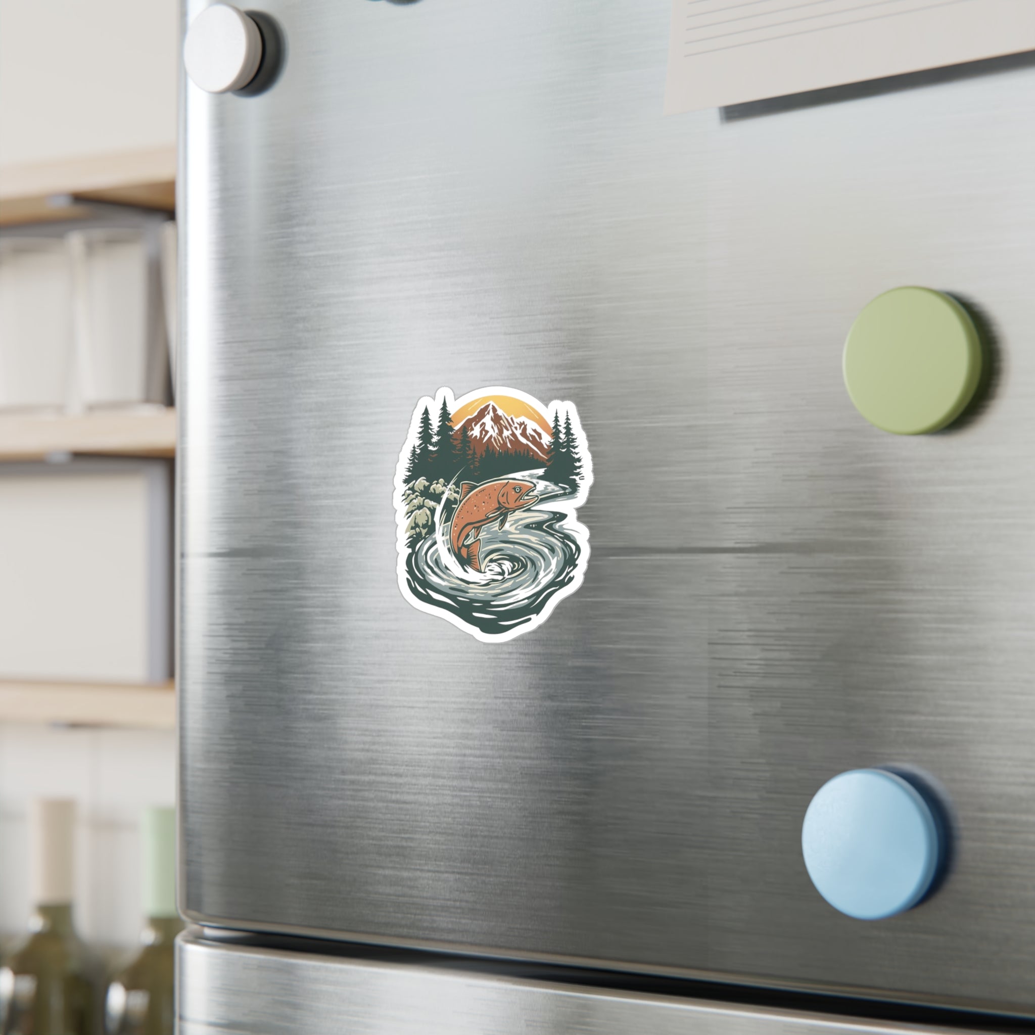Mountain Rise Trout Vinyl Decal