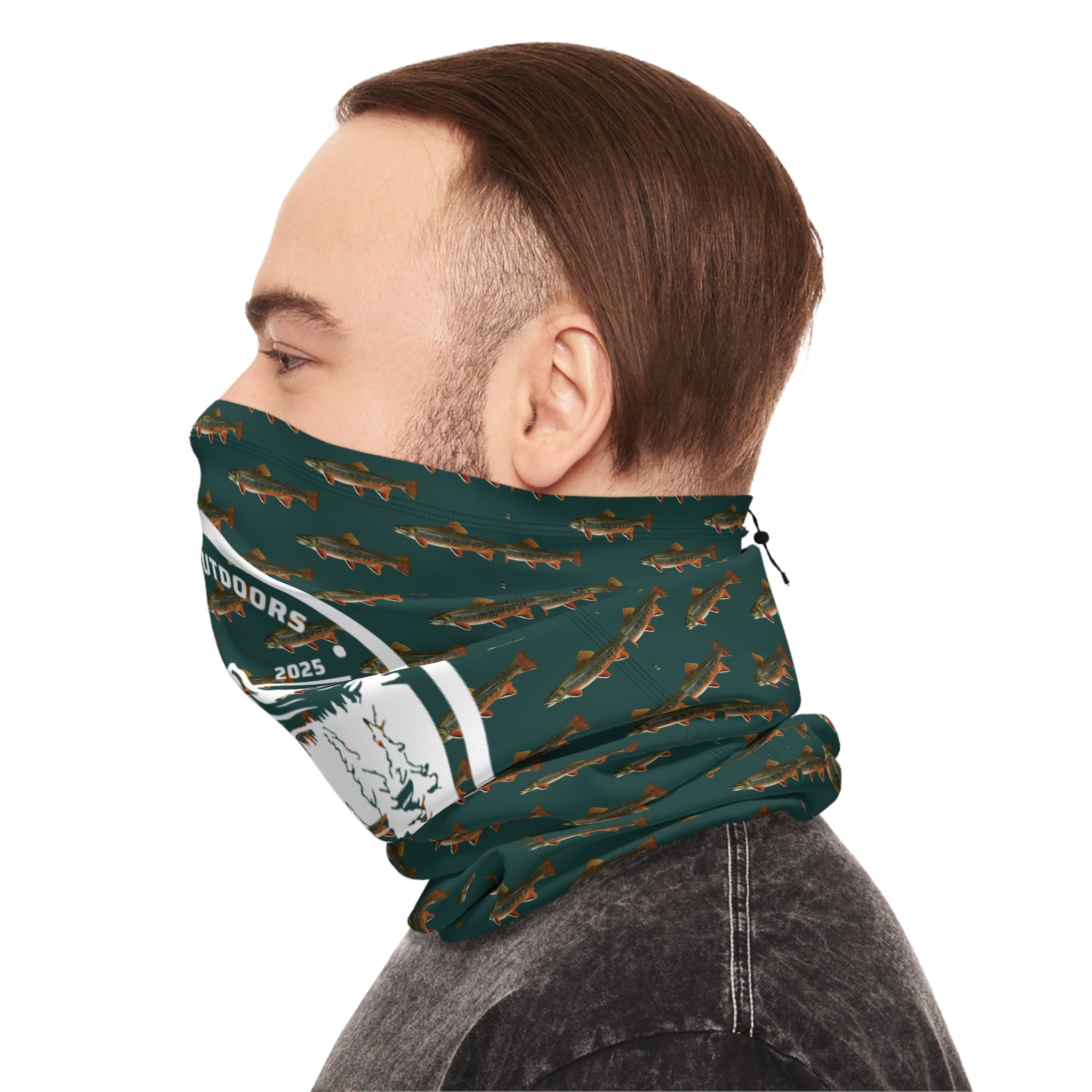 The Great Troutdoors Winter Drawstring Neck Gaiter
