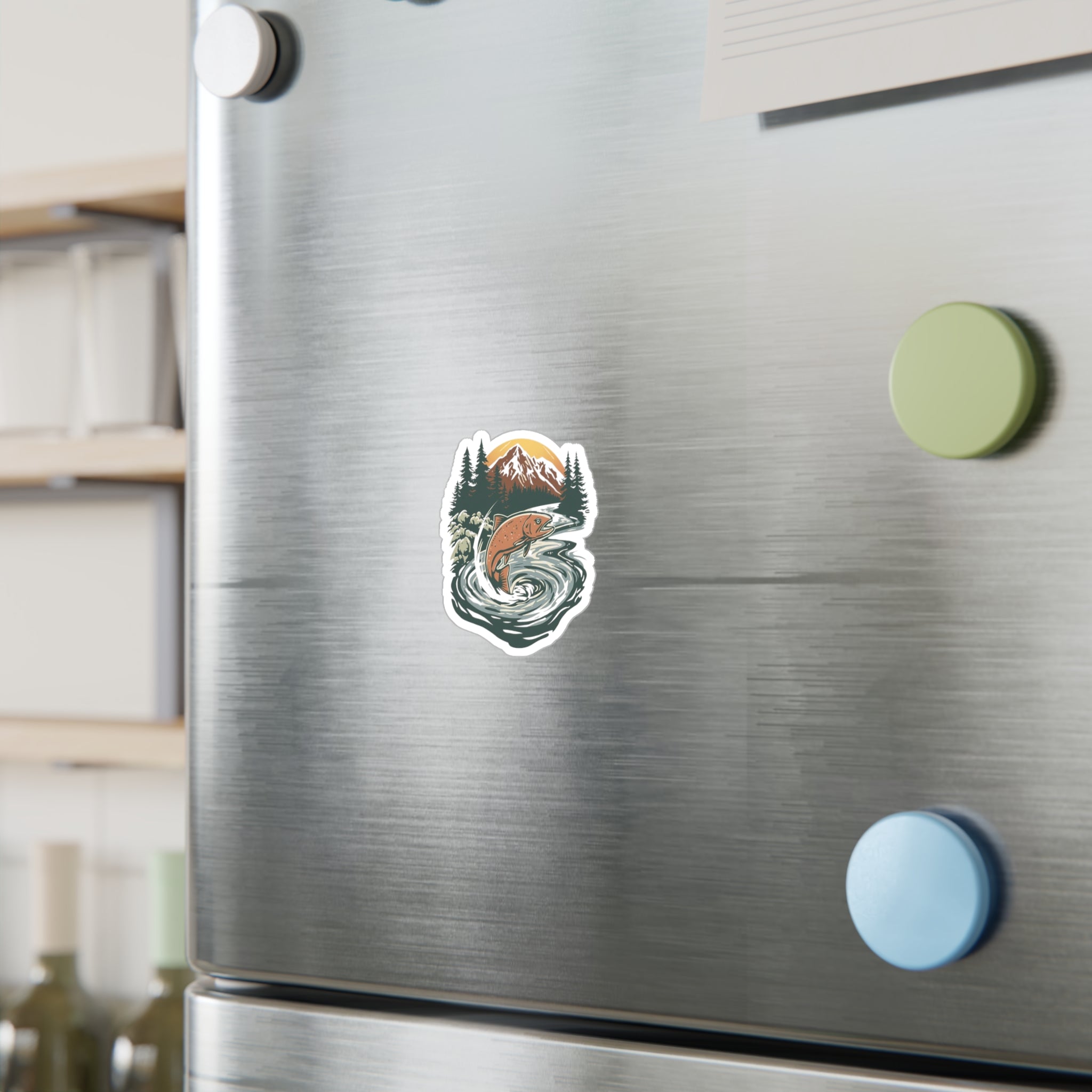 Mountain Rise Trout Vinyl Decal