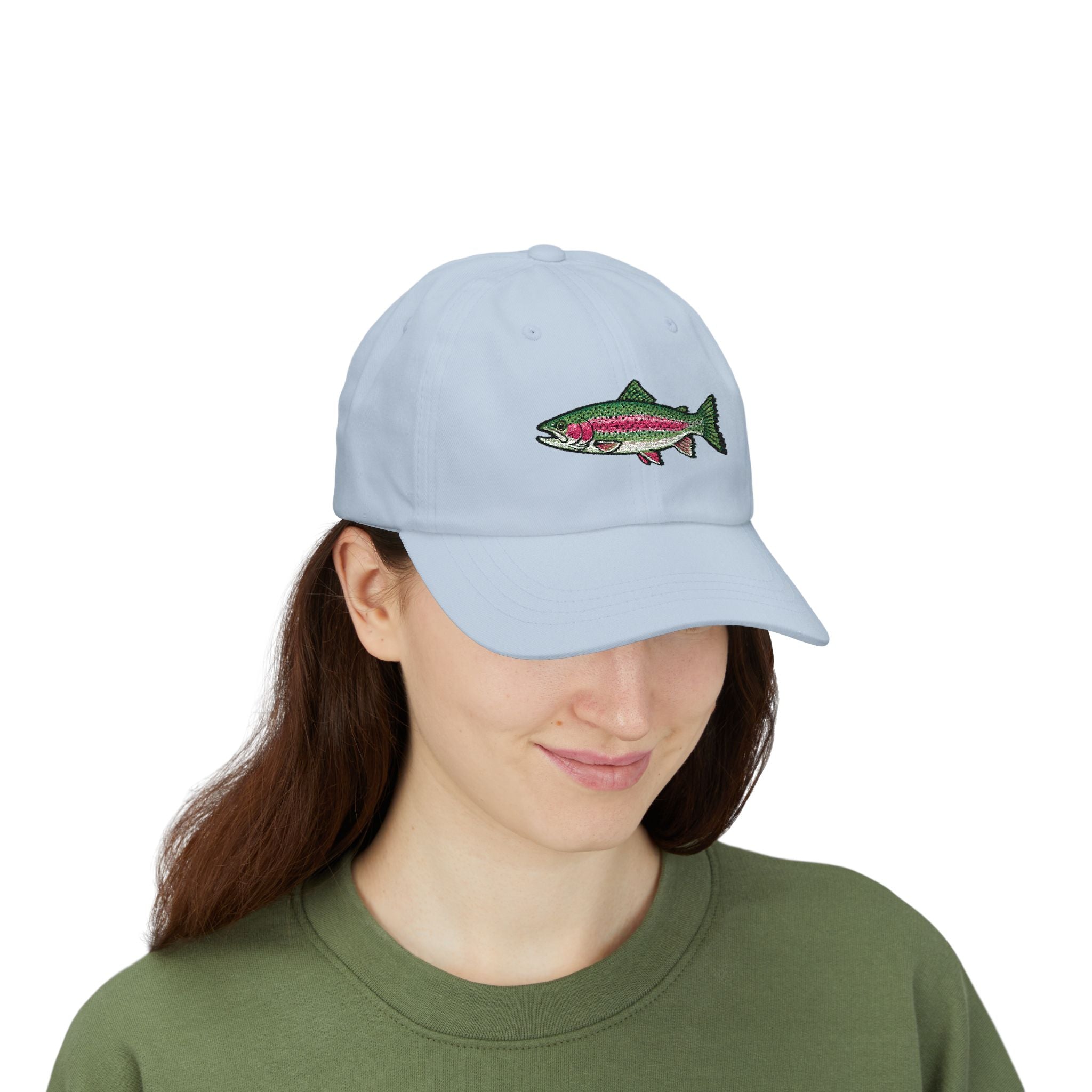 Embroidered TGT Fishing Hat - Rainbow Trout Edition