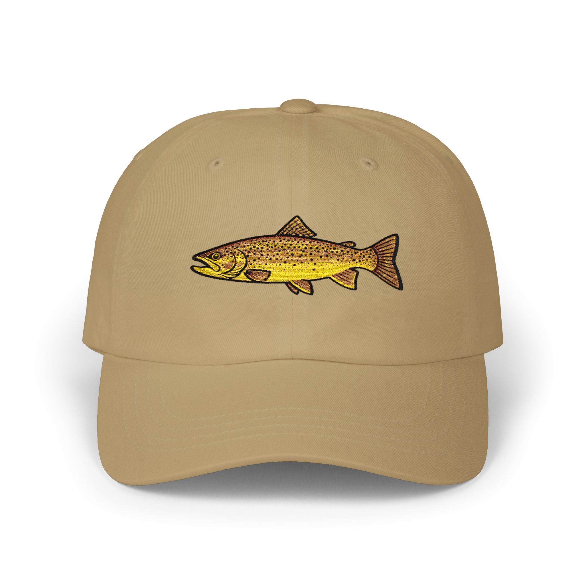 Embroidered TGT Fishing Hat - Brown Trout Edition
