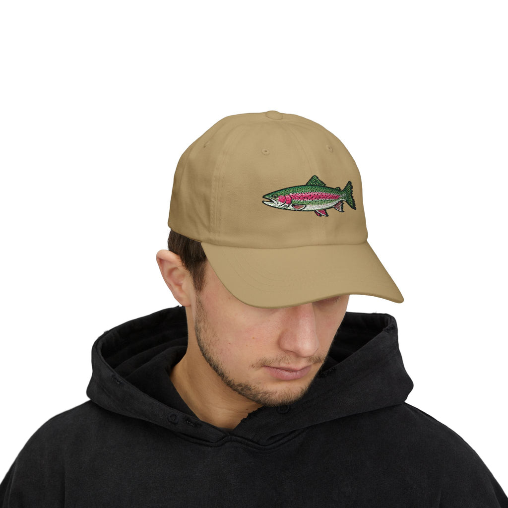 Embroidered TGT Fishing Hat - Rainbow Trout Edition