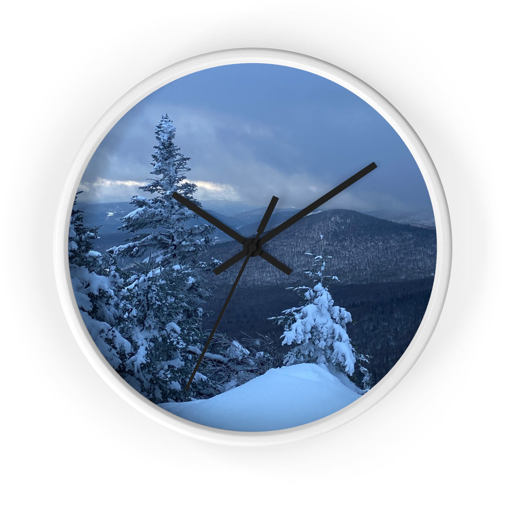 Bison Wall Clock - Winter Forest Wall Clock - Railroad Sunset Wall Clock --- Rustic Wildlife Décor for Cabin, Lodge & Nature Lovers