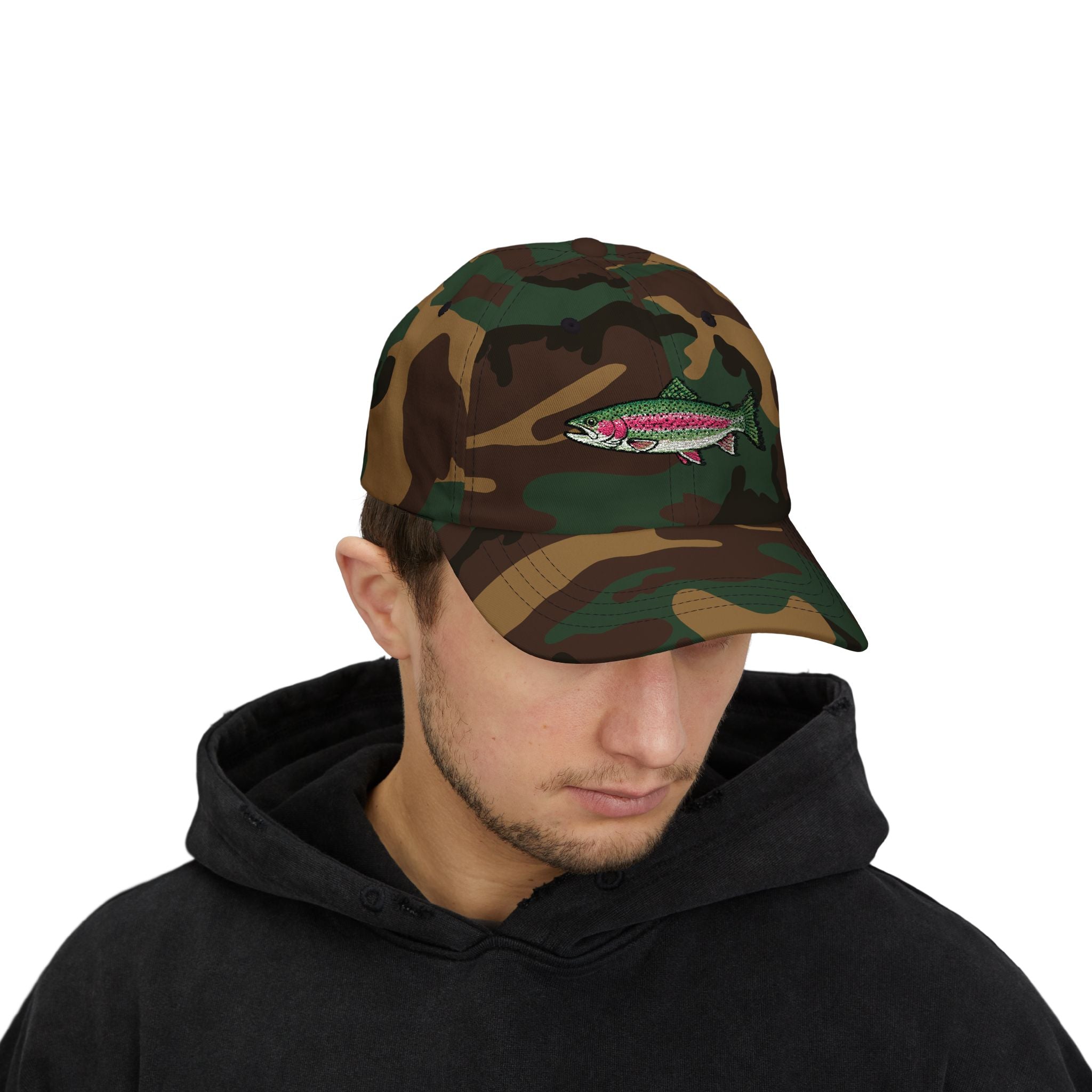 Embroidered TGT Fishing Hat - Rainbow Trout Edition