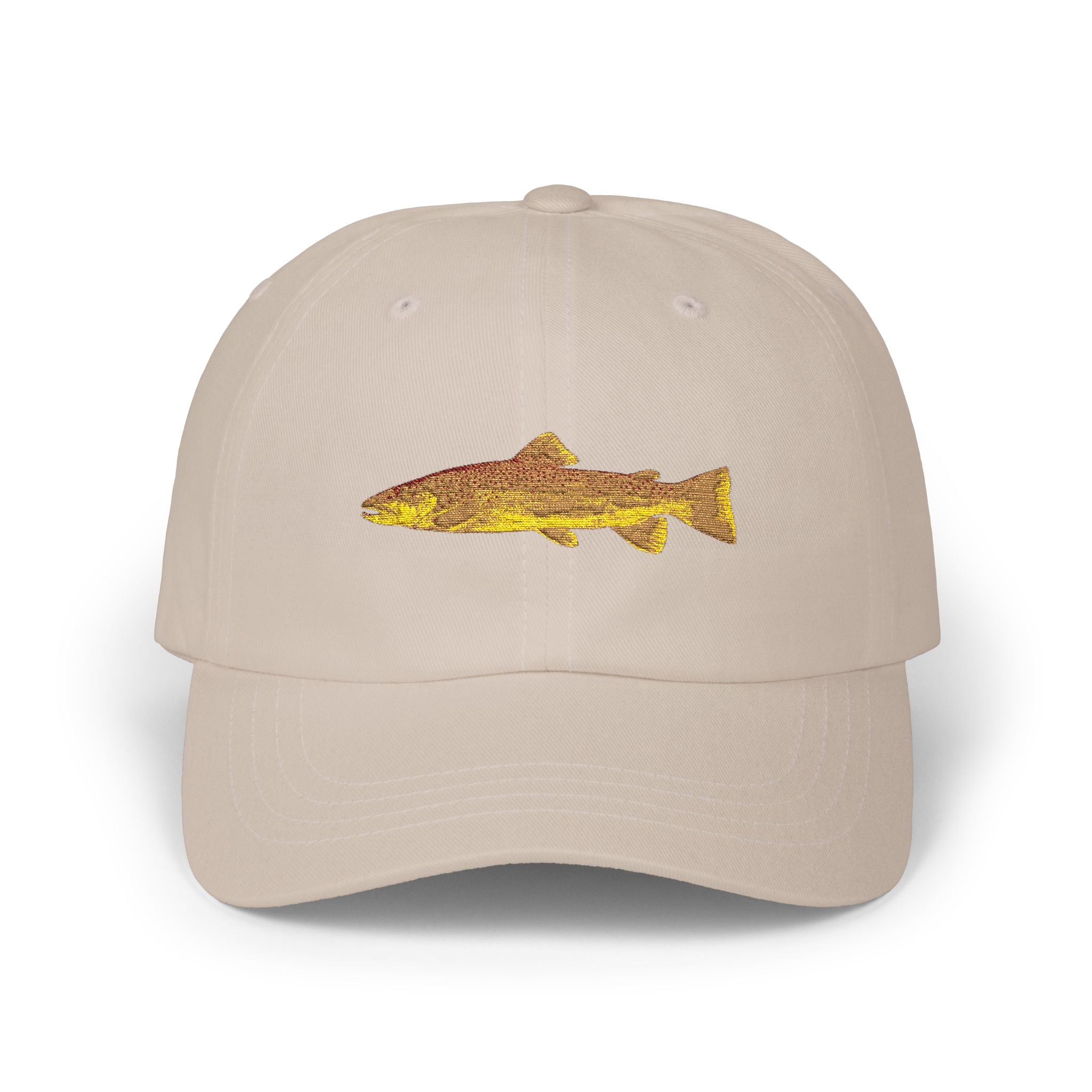 Embroidered TGT Fishing Hat - Brown Trout Edition