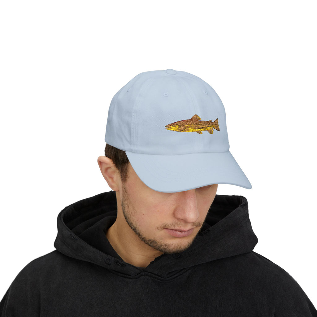 Embroidered TGT Fishing Hat - Brown Trout Edition