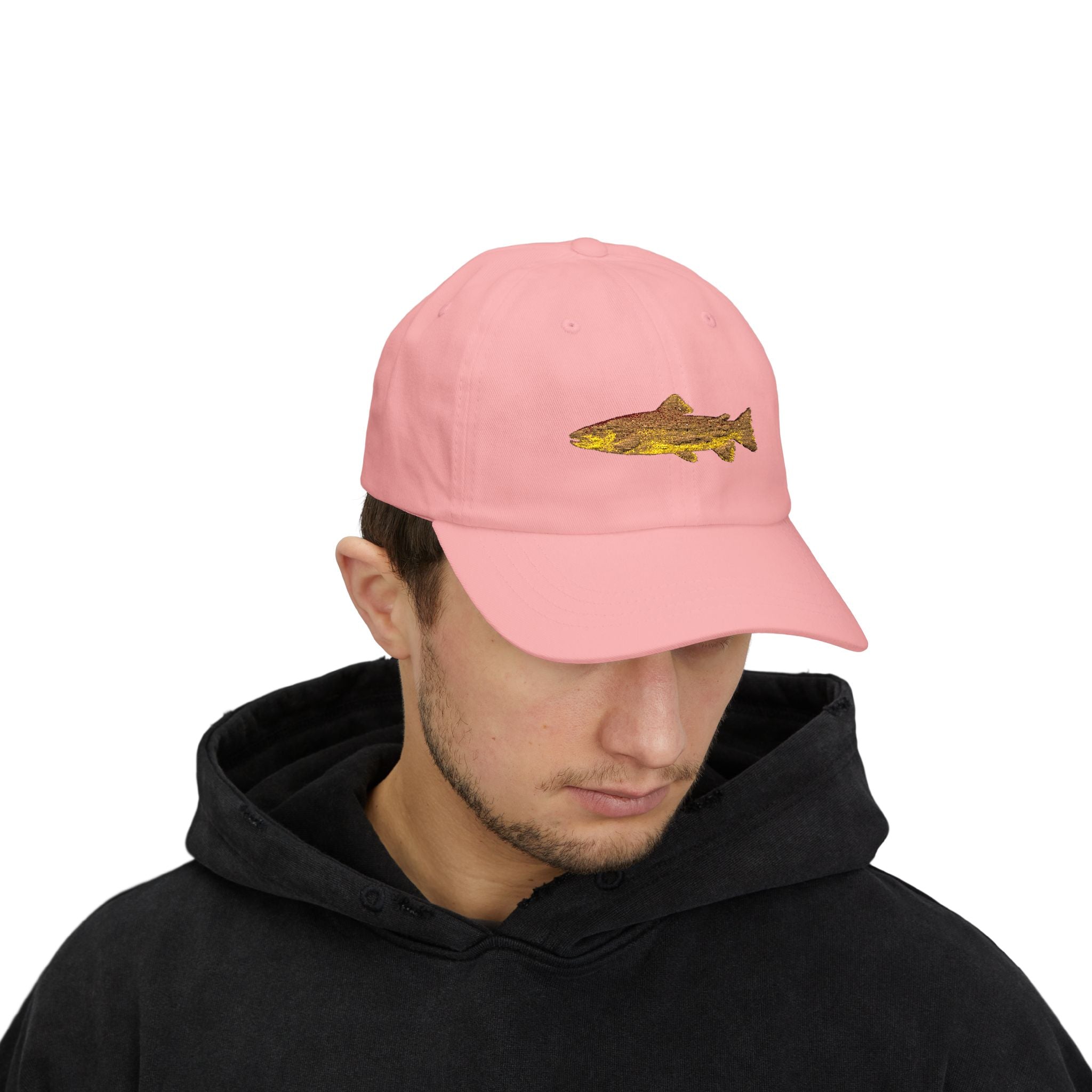 Embroidered TGT Fishing Hat - Brown Trout Edition