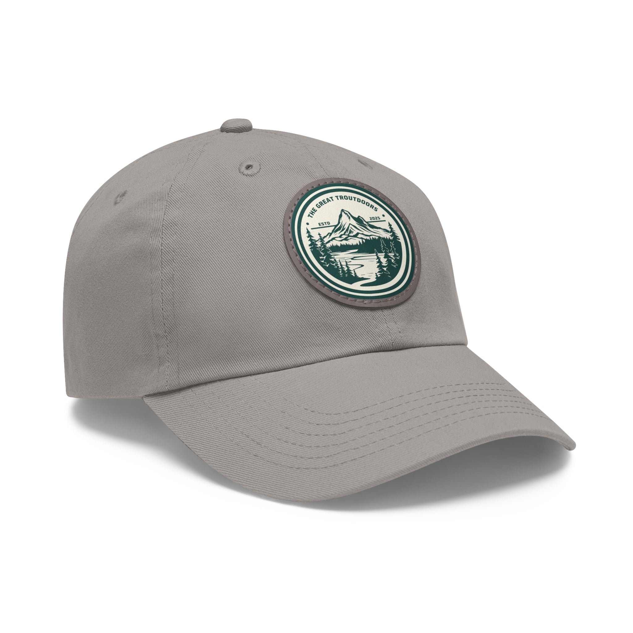 TGT Vintage Round Leather Patch Hat