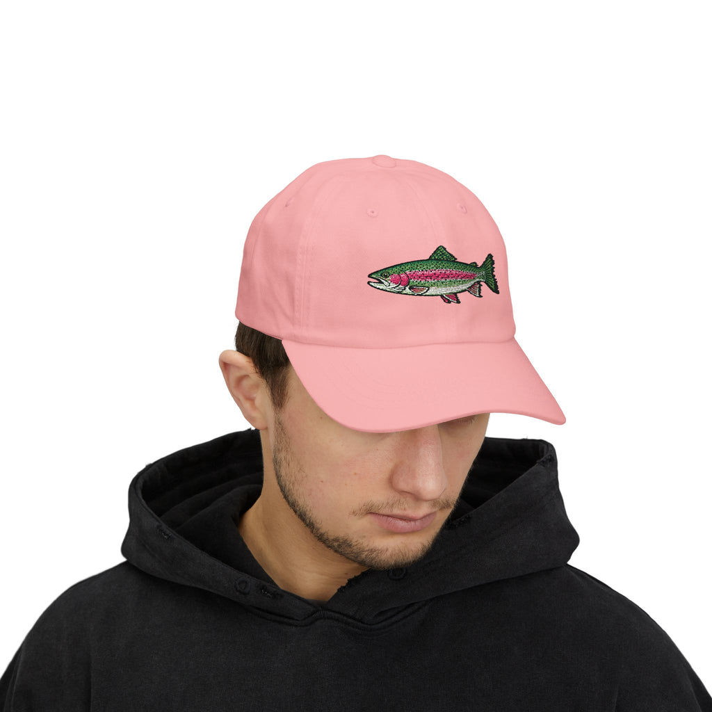 Embroidered TGT Fishing Hat - Rainbow Trout Edition