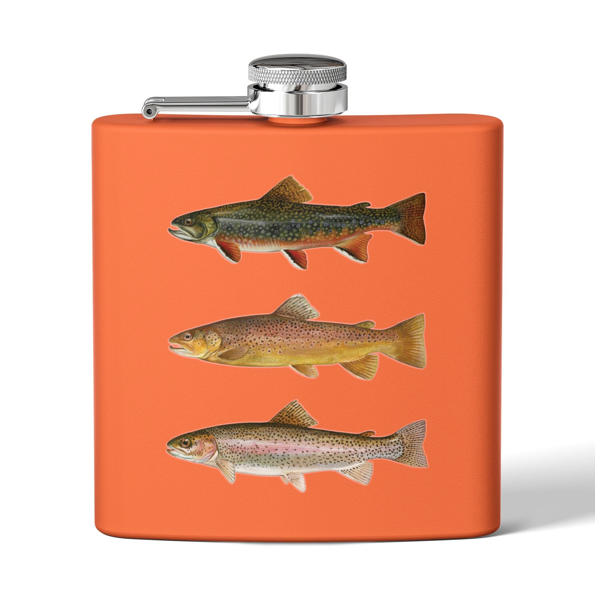 TGT Trout Species Stainless Steel Flask