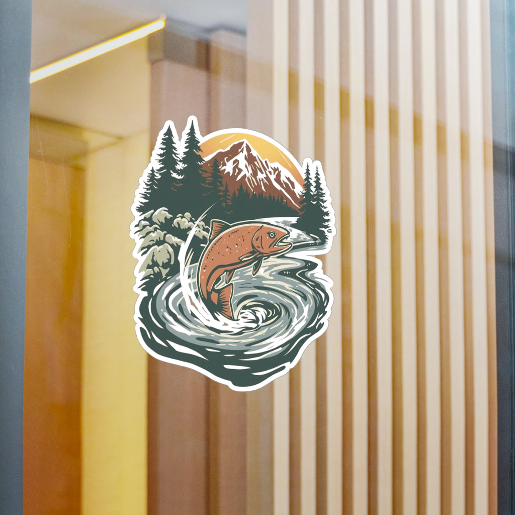 Mountain Rise Trout Vinyl Decal