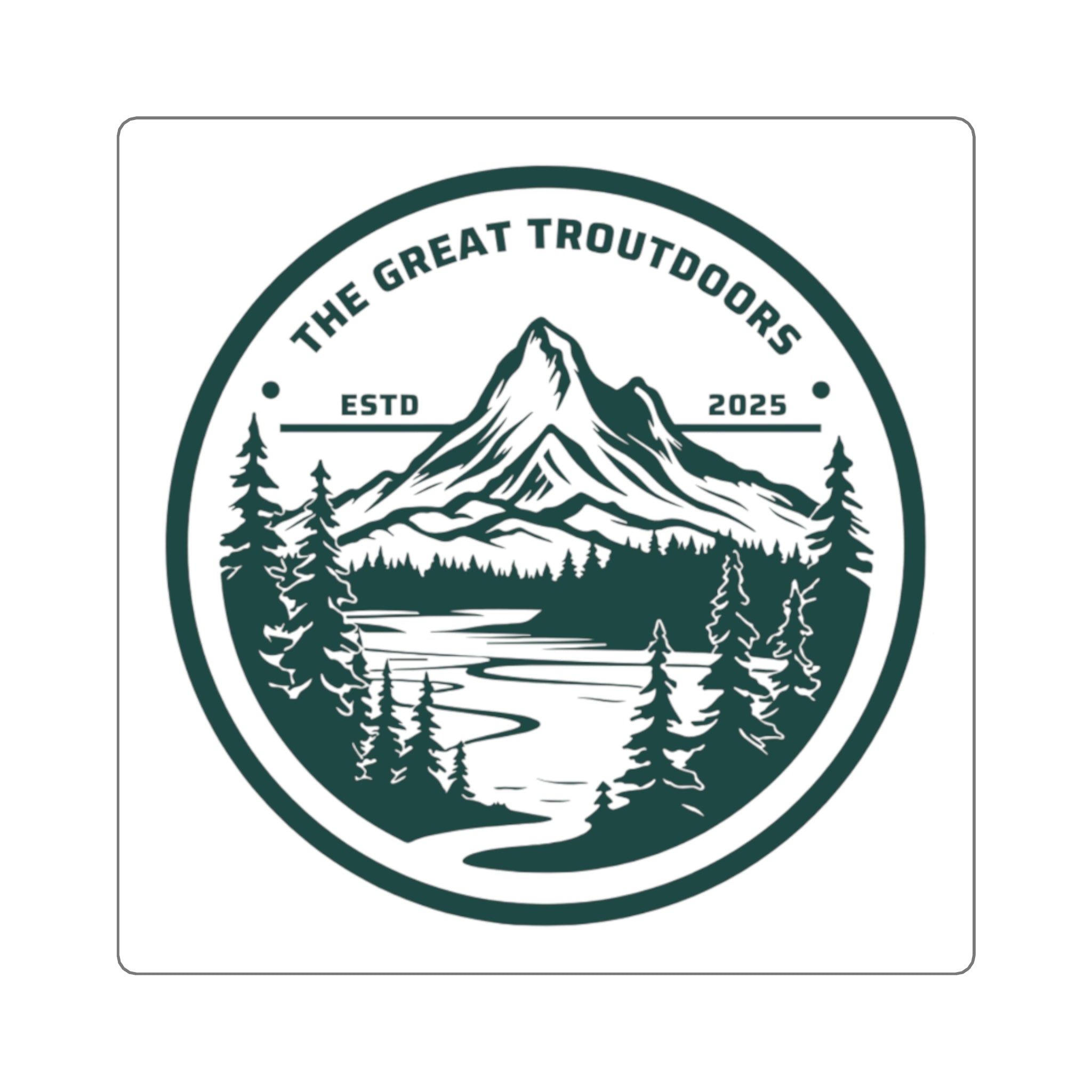 Square Stickers - Fly Fishing for Trout in Wild Places