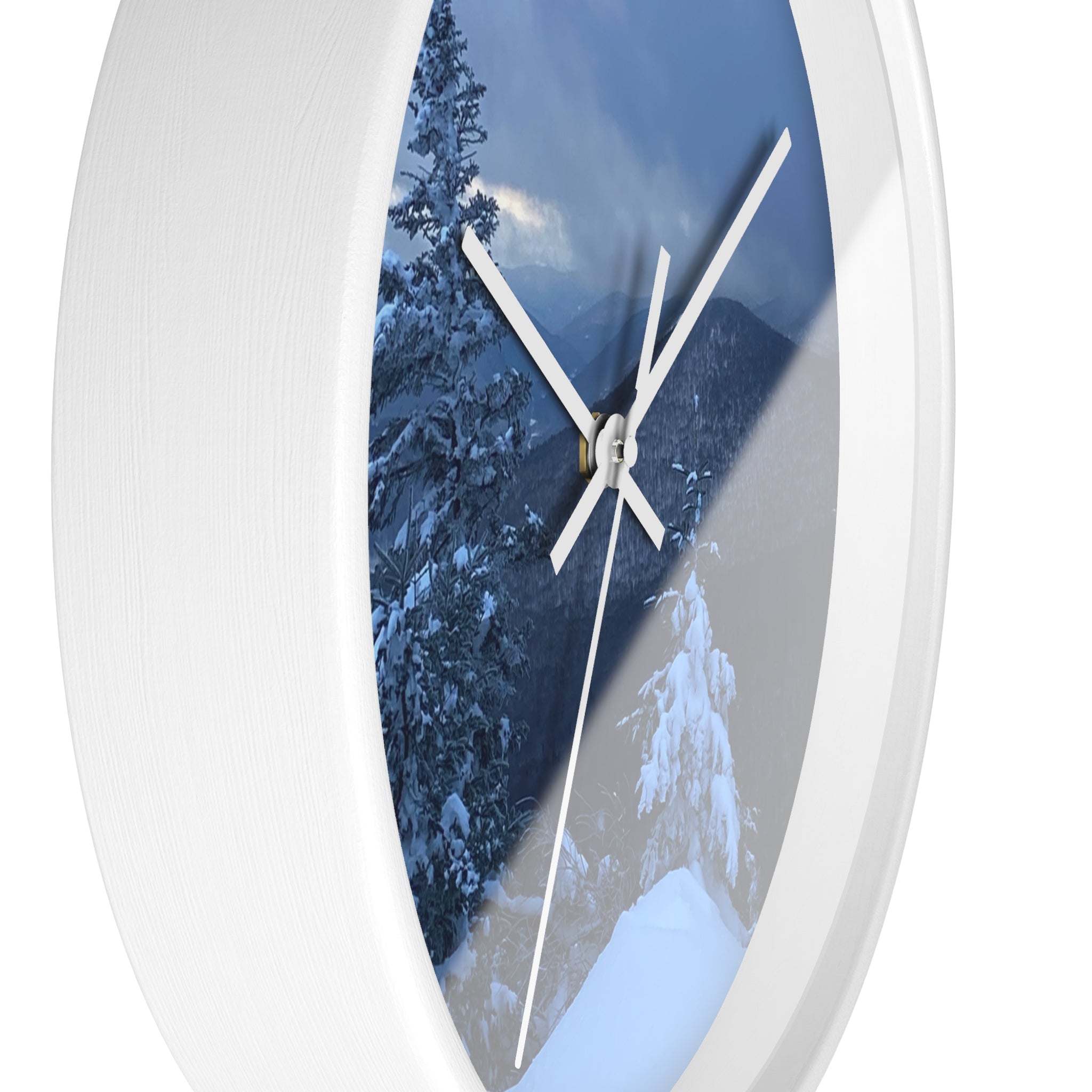 Bison Wall Clock - Winter Forest Wall Clock - Railroad Sunset Wall Clock --- Rustic Wildlife Décor for Cabin, Lodge & Nature Lovers