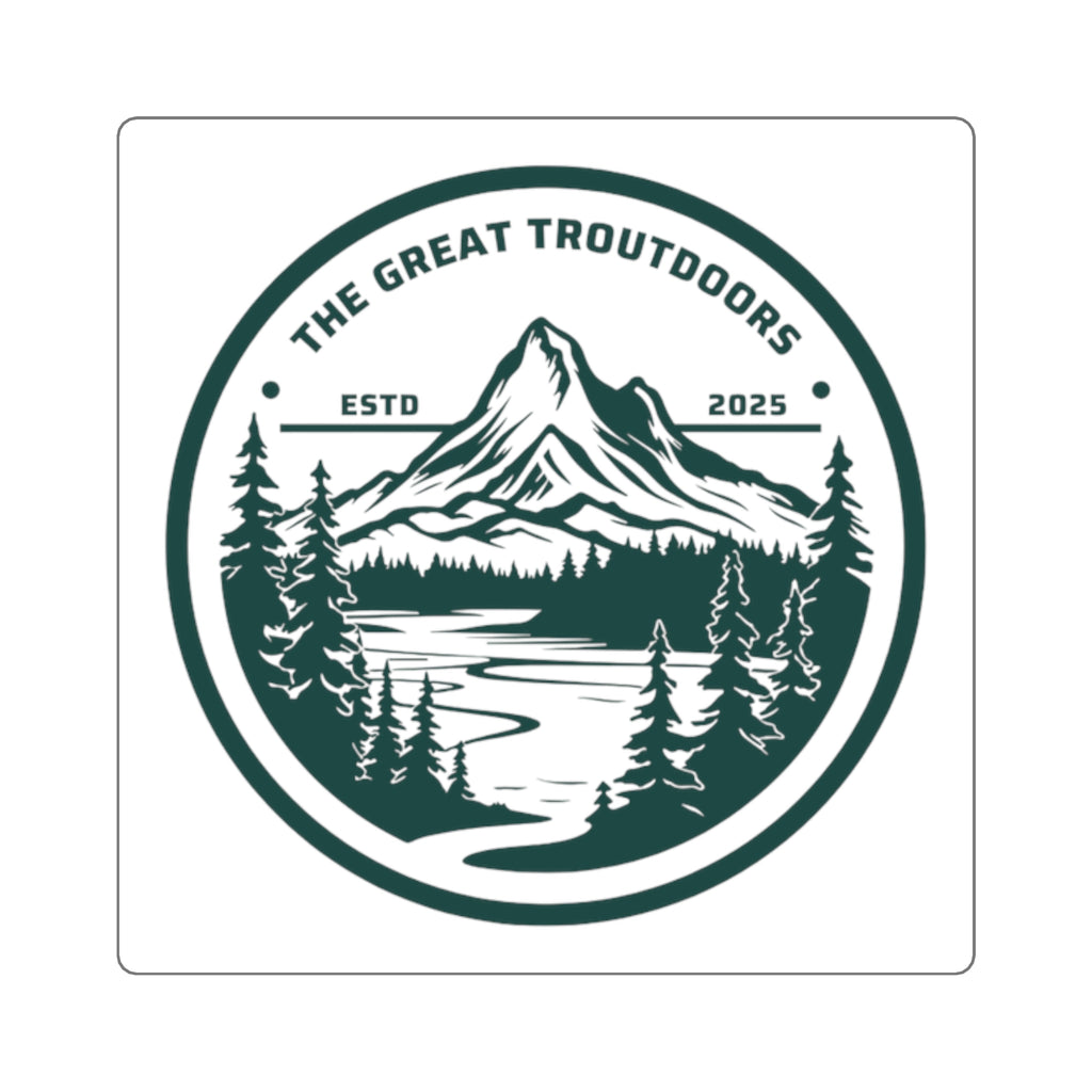 Square Stickers - Fly Fishing for Trout in Wild Places