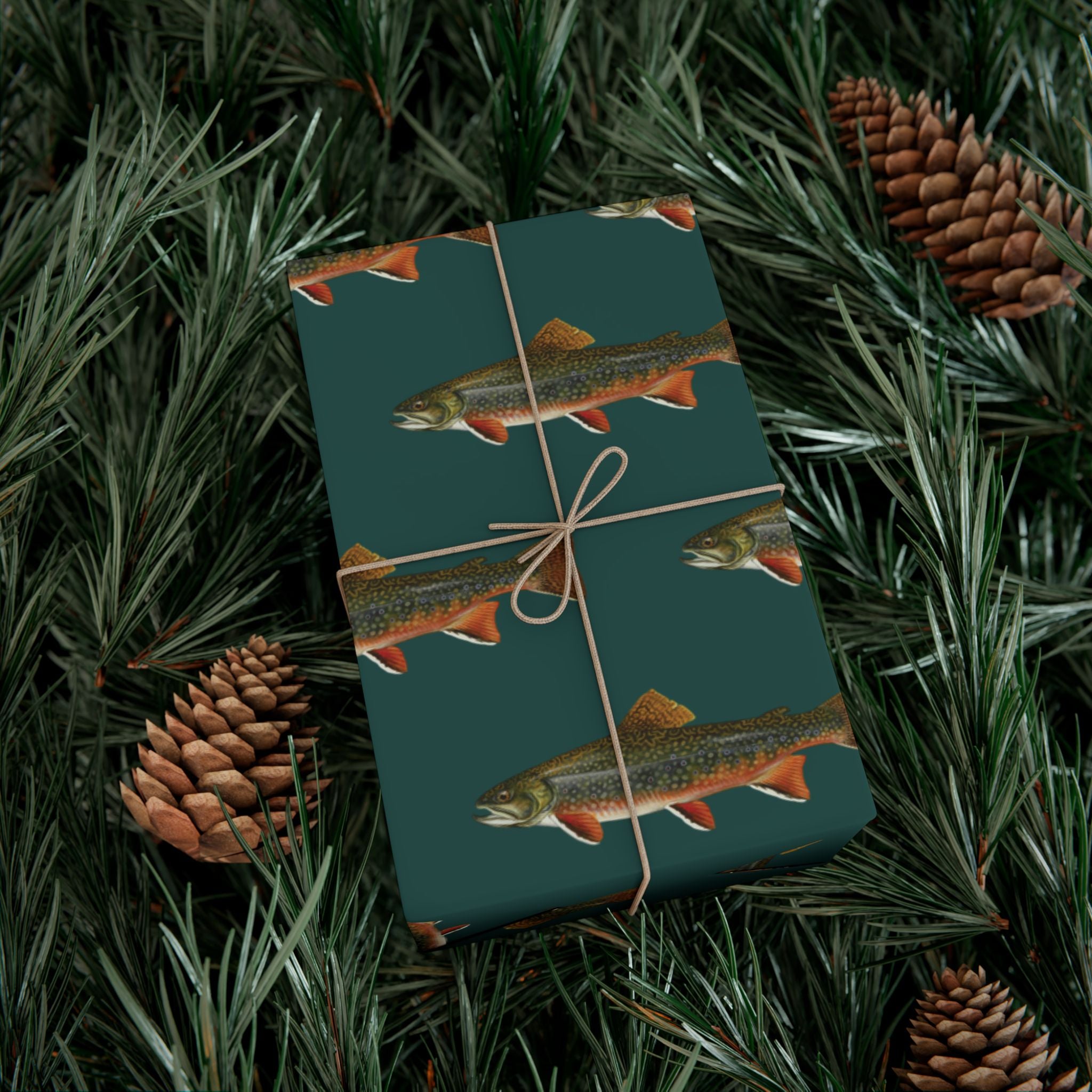 Brook Trout Gift Wrap Paper