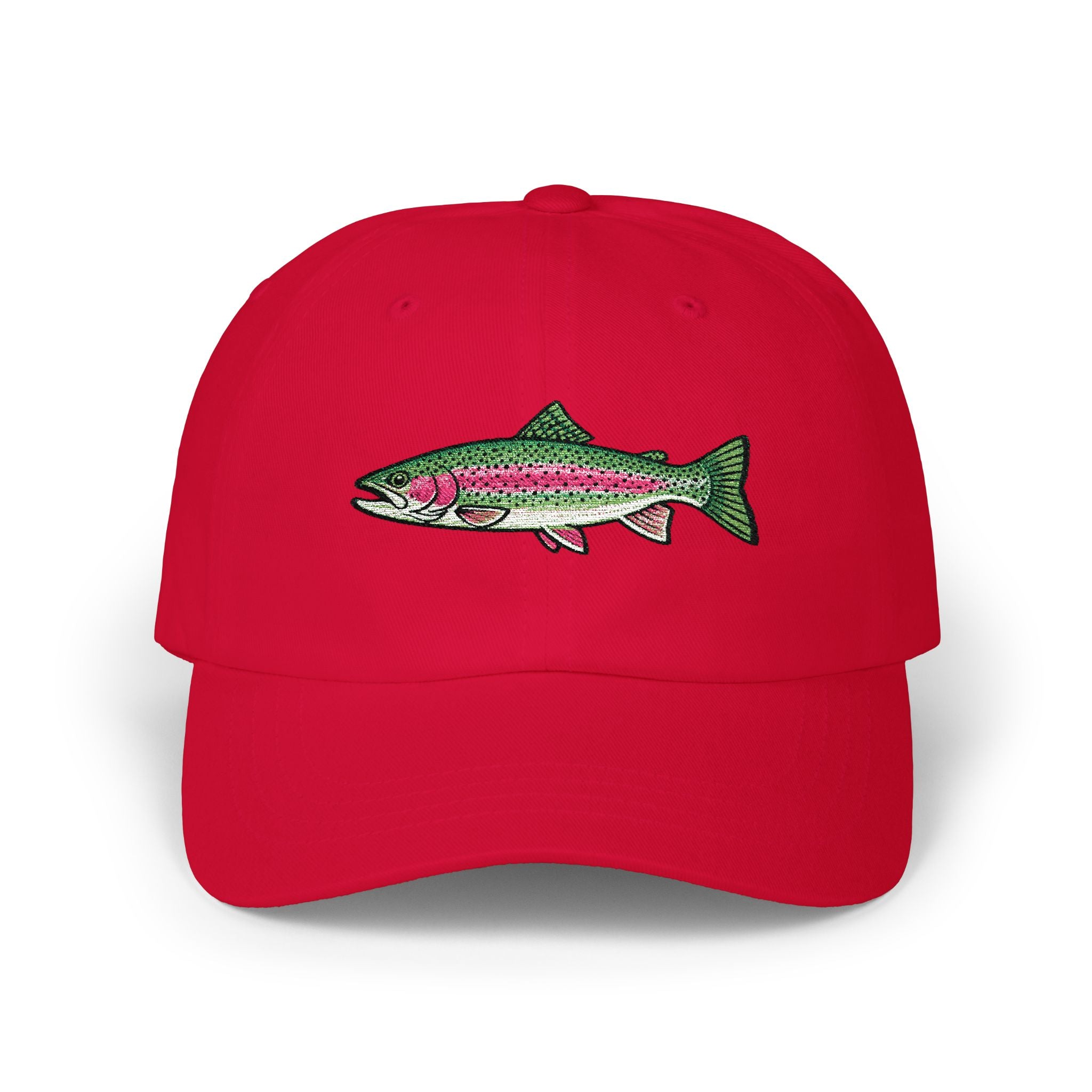 Embroidered TGT Fishing Hat - Rainbow Trout Edition