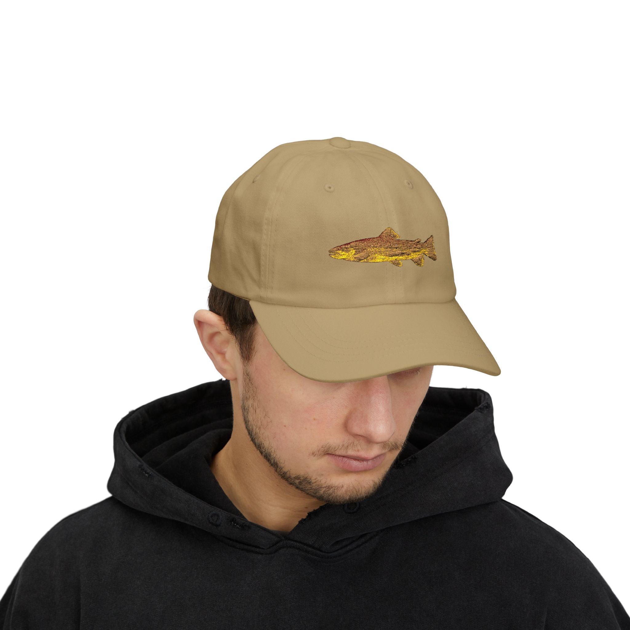 Embroidered TGT Fishing Hat - Brown Trout Edition