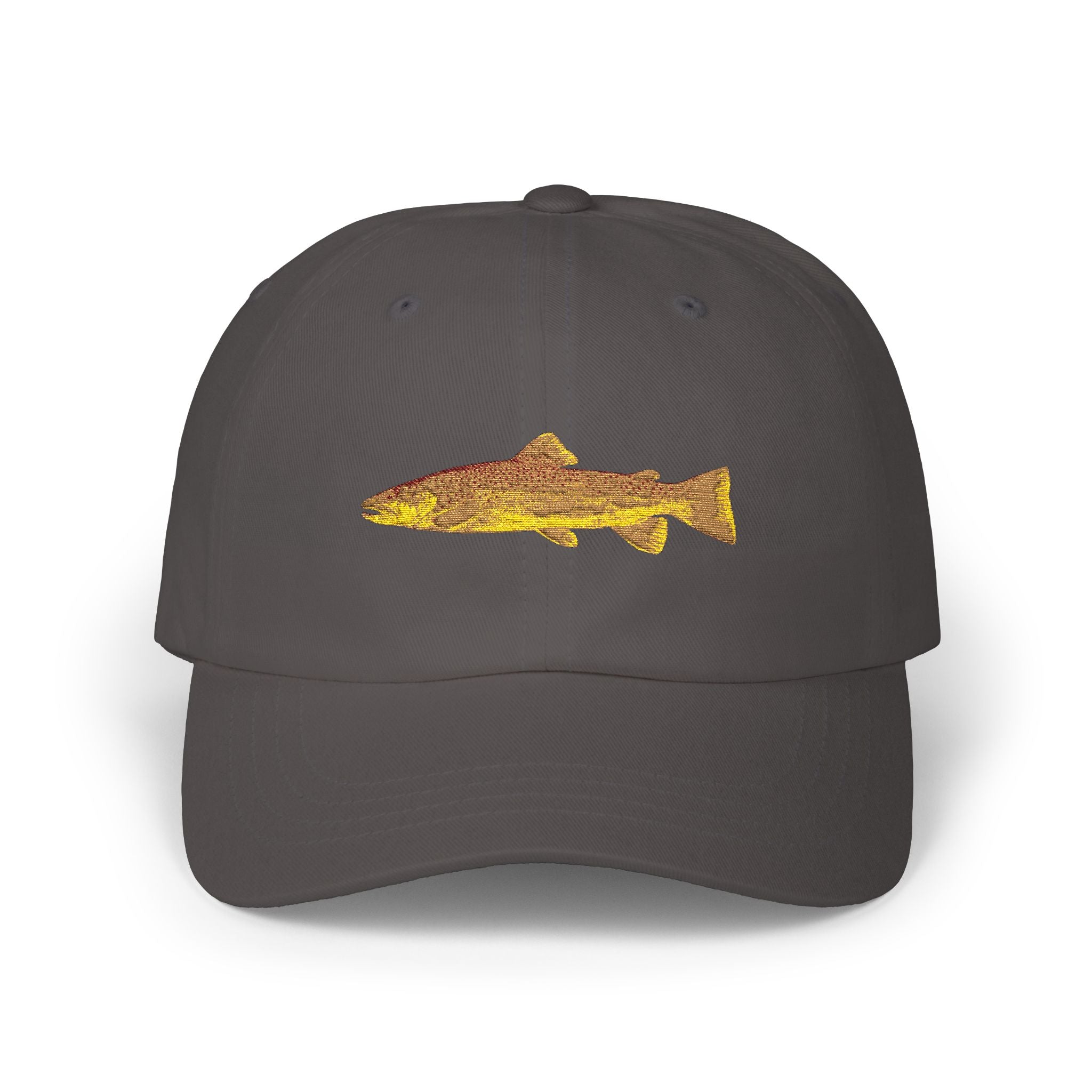 Embroidered TGT Fishing Hat - Brown Trout Edition