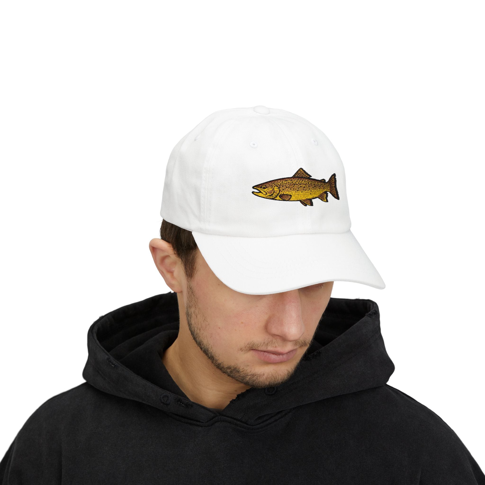 Embroidered TGT Fishing Hat - Brown Trout Edition