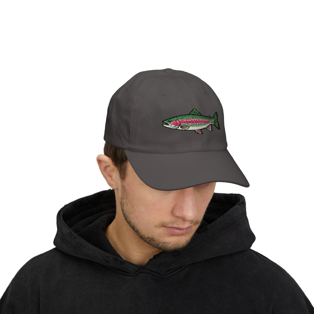 Embroidered TGT Fishing Hat - Rainbow Trout Edition