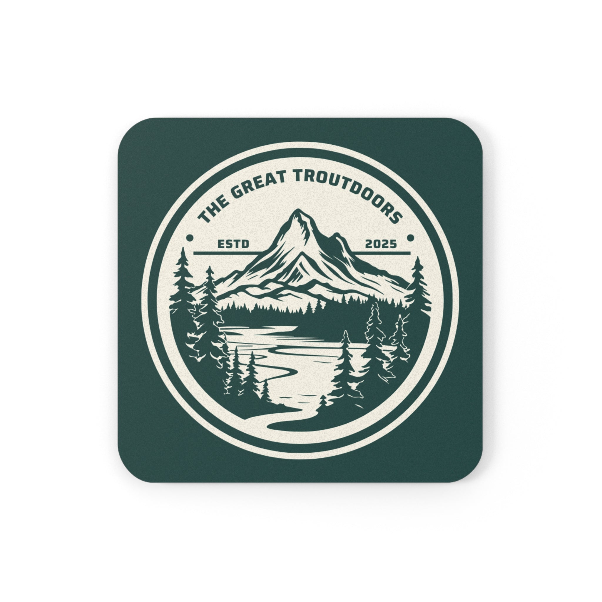 The Great Troutdoors Coaster (Square & Circle)
