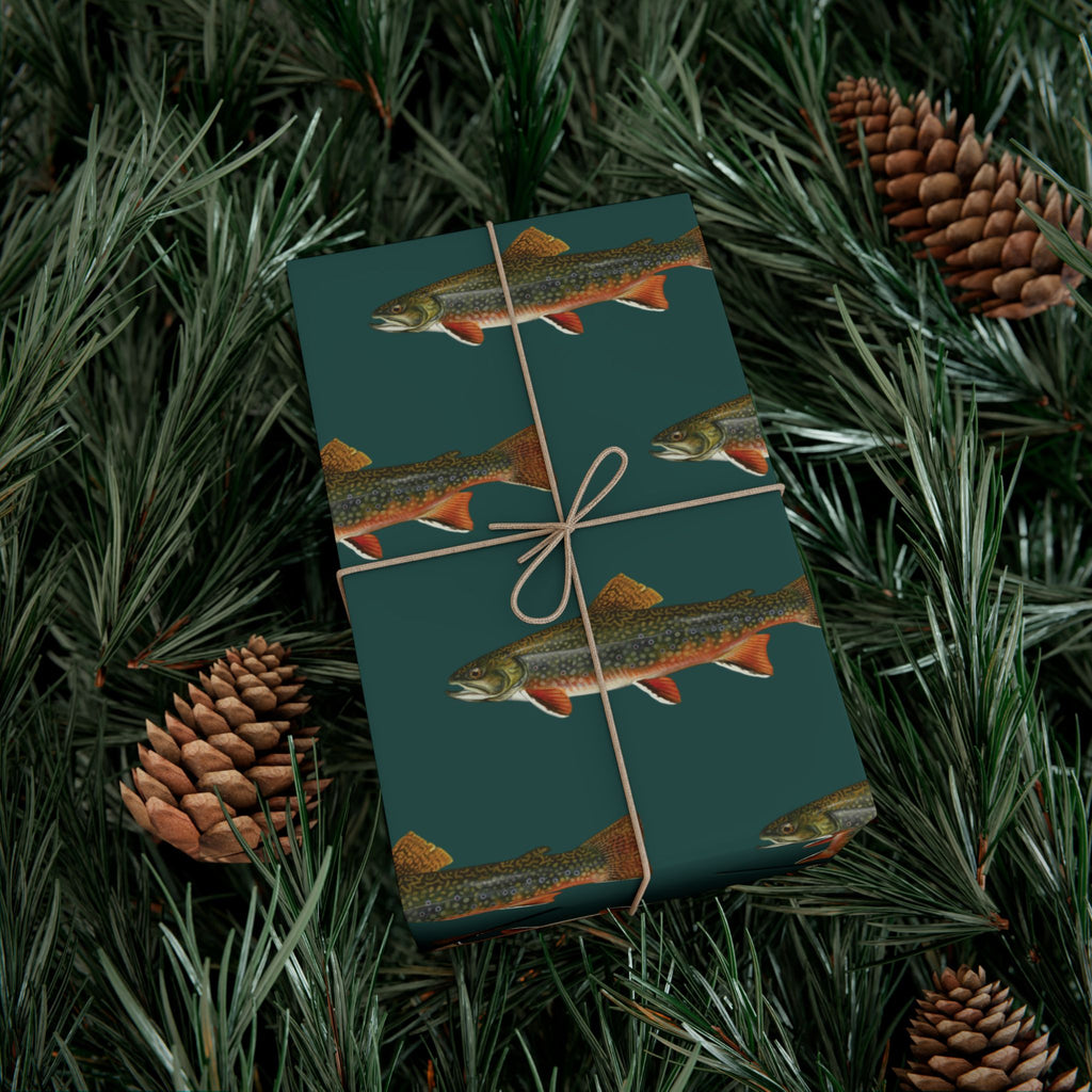 Brook Trout Gift Wrap Paper