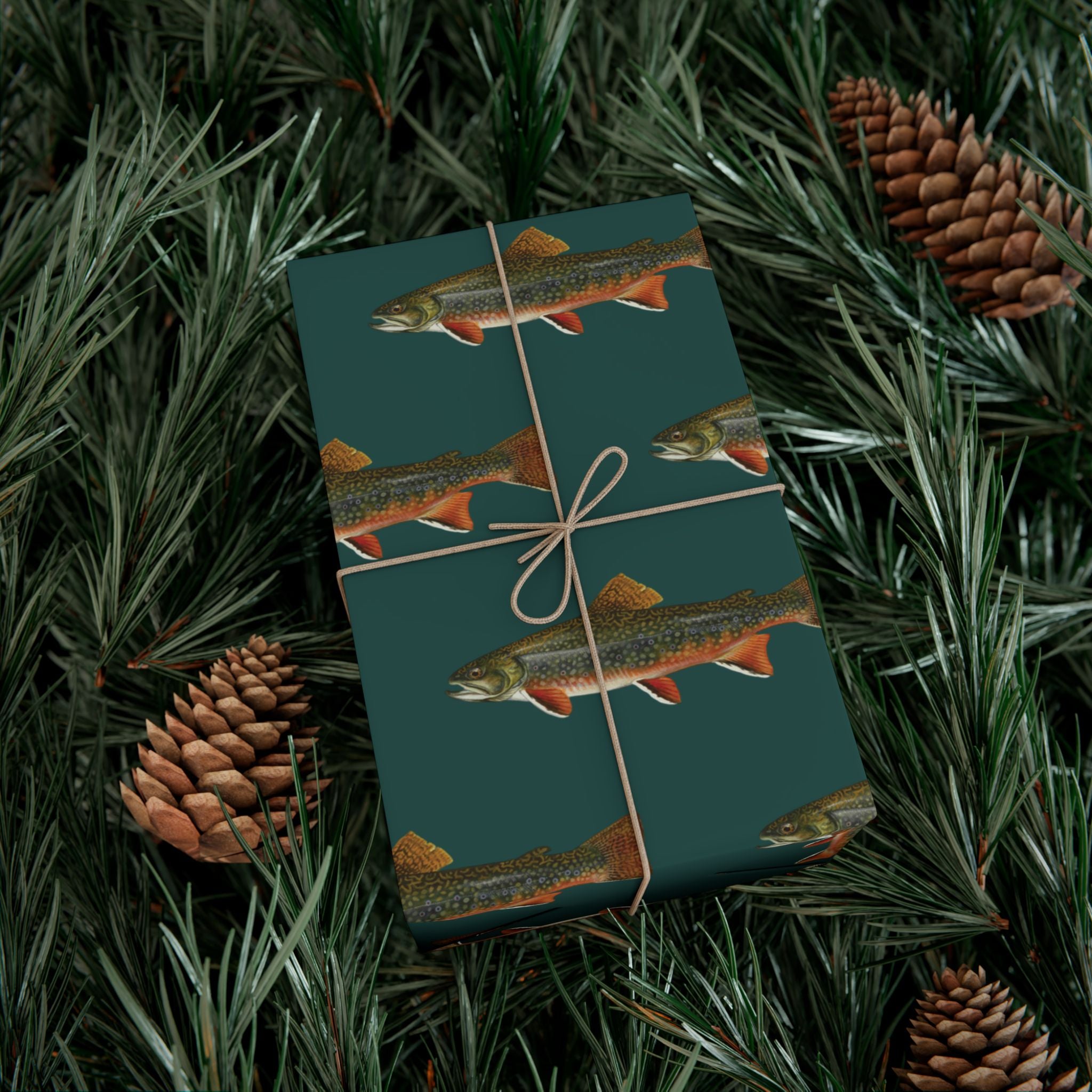 Brook Trout Gift Wrap Paper