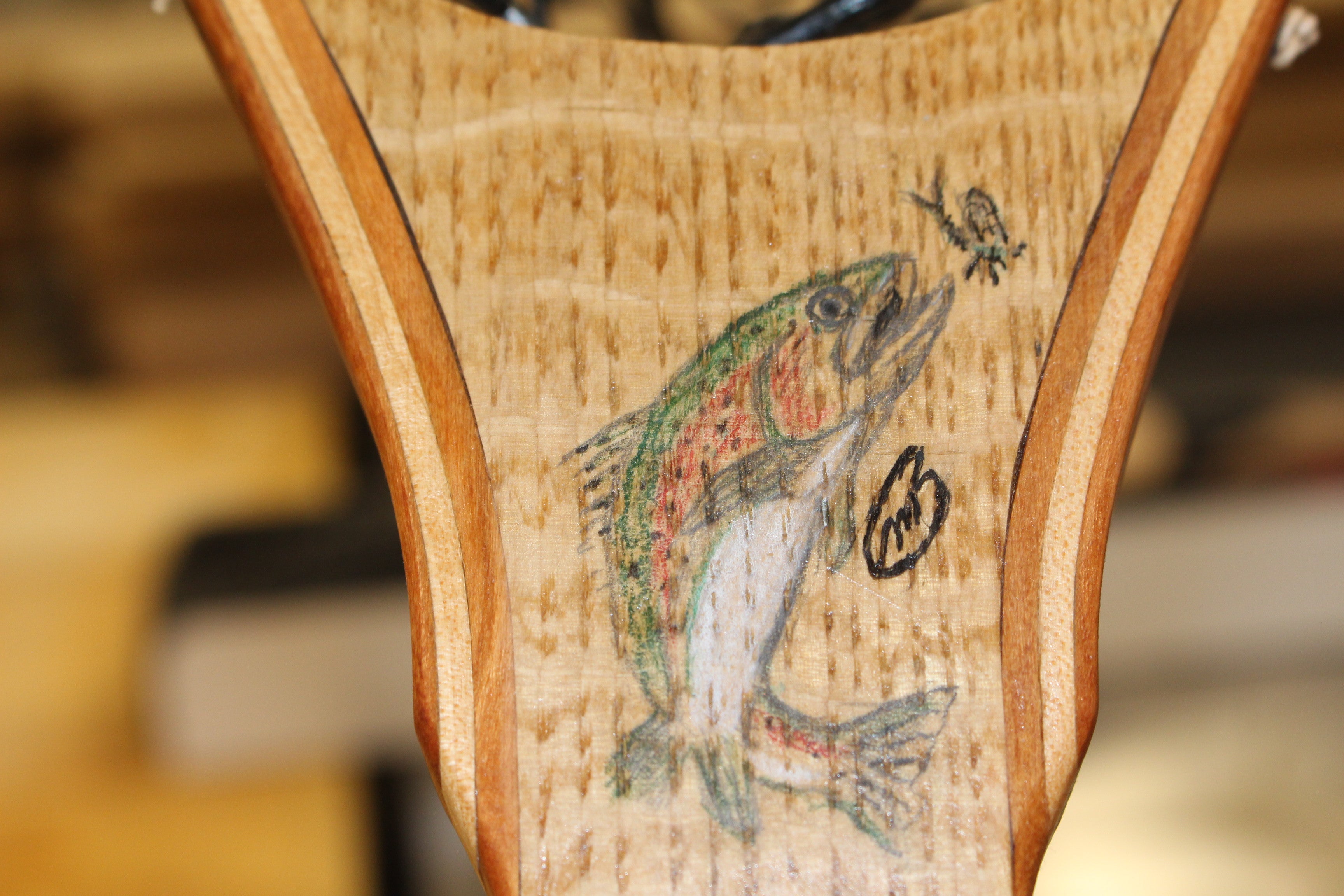 Short Handle Fly Fishing Net