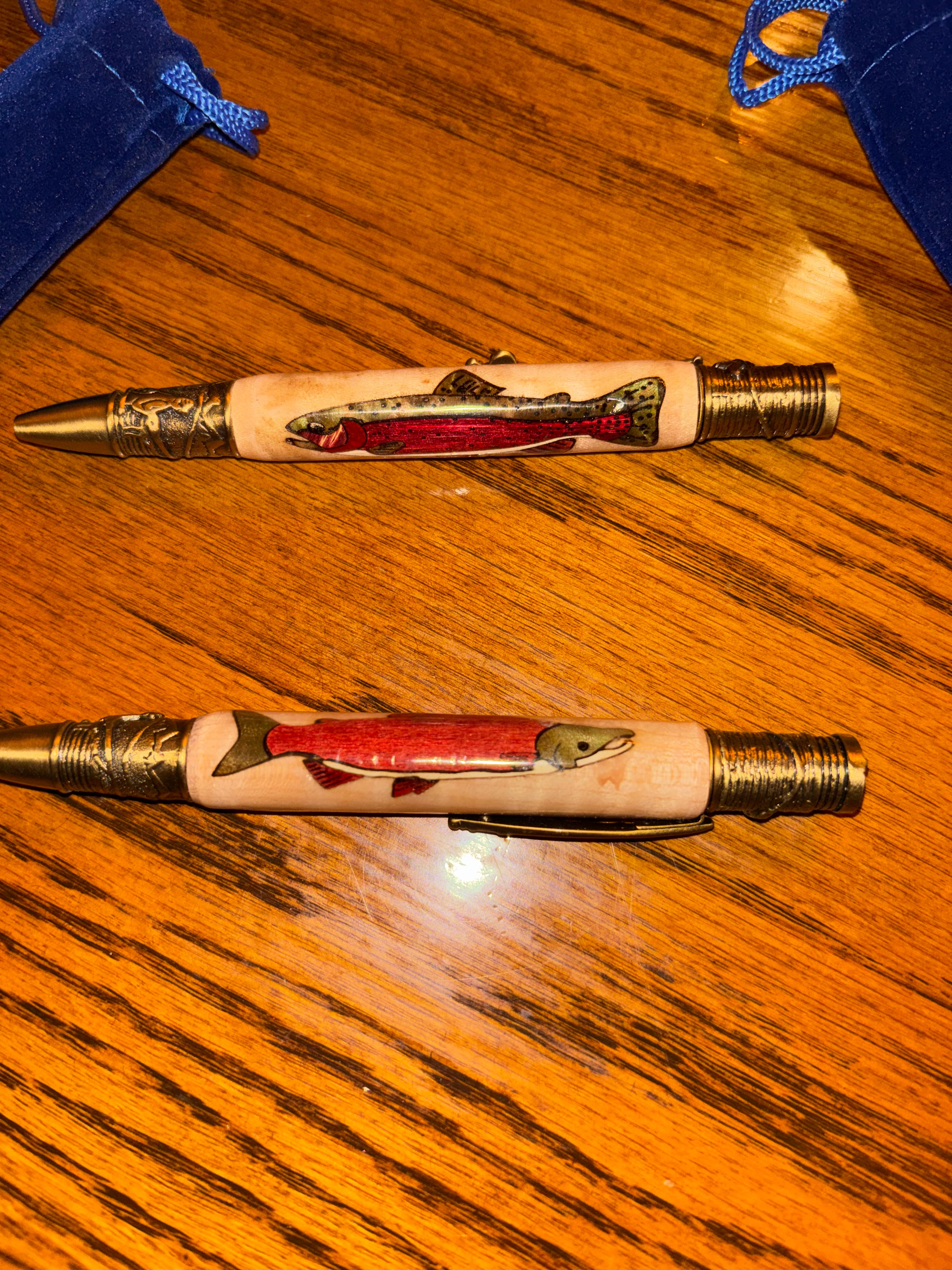 Hand Crafted Fly Fishing Pens