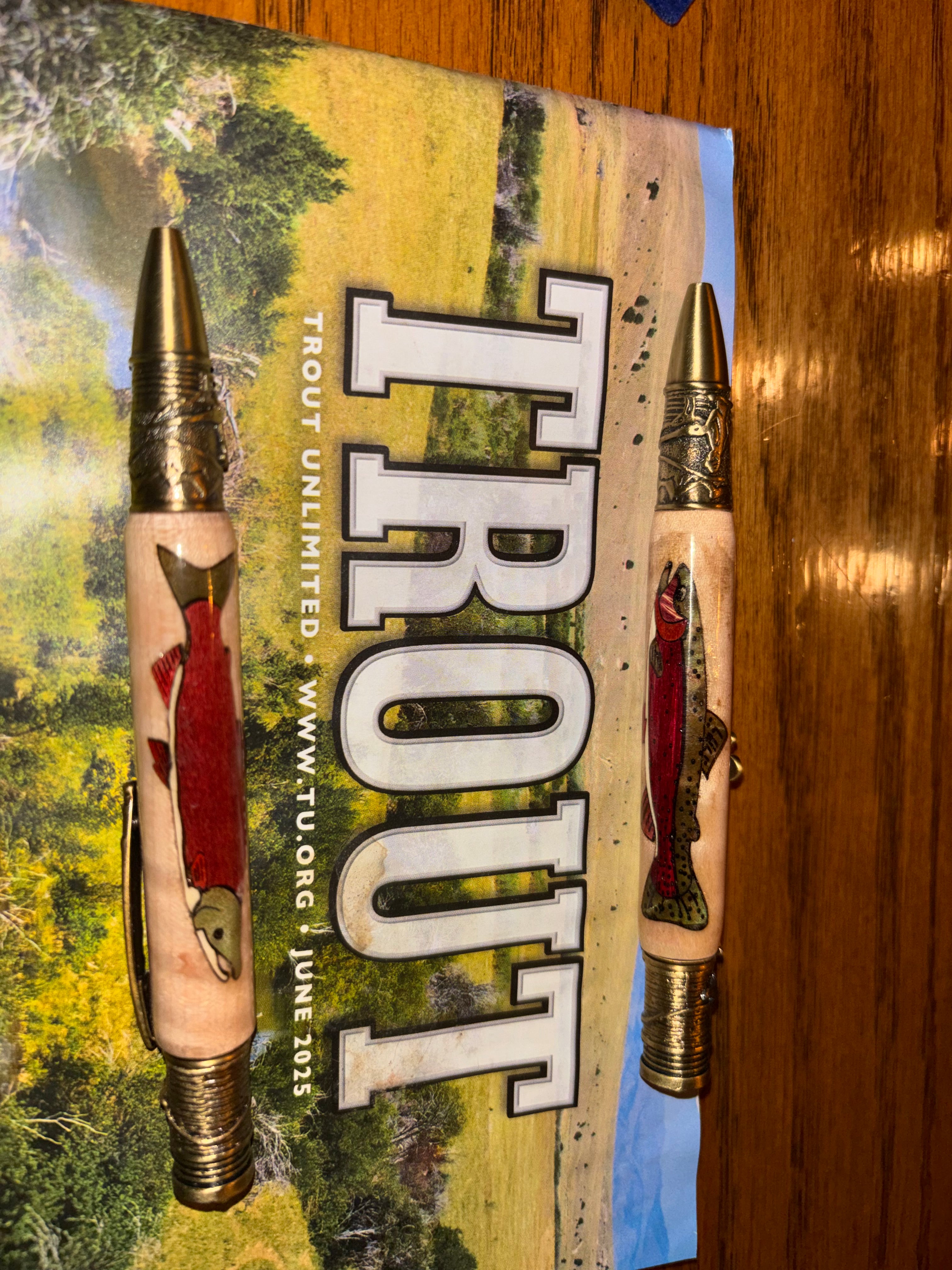 Hand Crafted Fly Fishing Pens